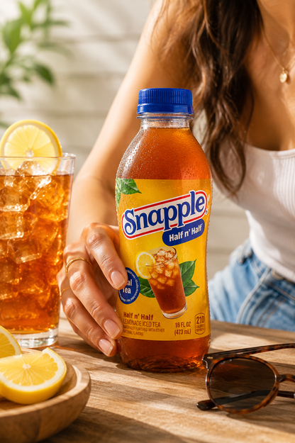 Snapple Half And Half Lemonade Iced Tea 473ml Imported From USA - Nosh Products