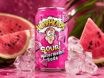 Warhead Watermelon Soda 355ml  Imported From USA/UK - Nosh Products