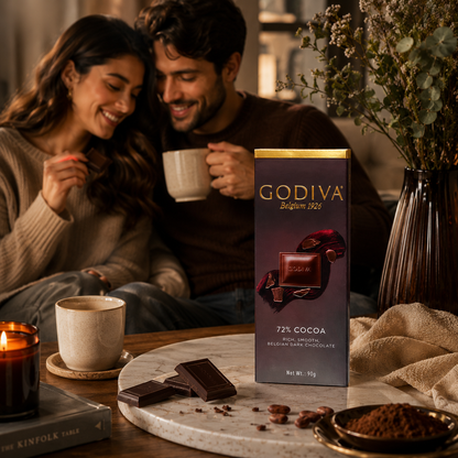 Godiva 72% Dark Chocolate 90gm Imported From Switzerland - Nosh Products