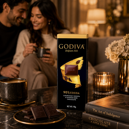 Godiva 90% Dark Chocolate 90gm Imported From Switzerland - Nosh Products