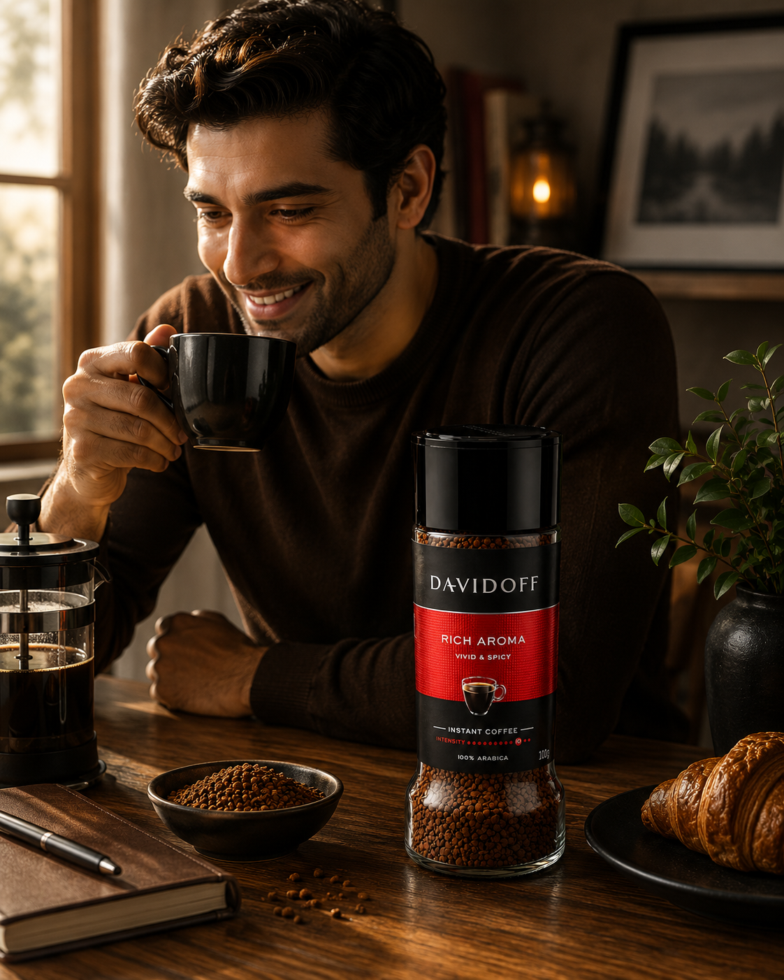 Davidoff Rich Aroma Instant Coffee 100gm Imported From USA - Nosh Products