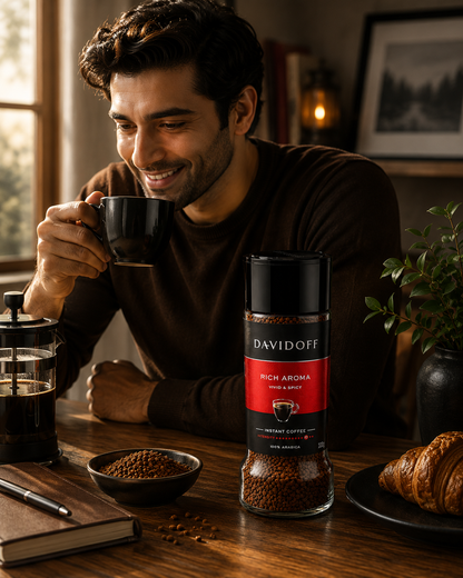 Davidoff Rich Aroma Instant Coffee 100gm Imported From USA - Nosh Products
