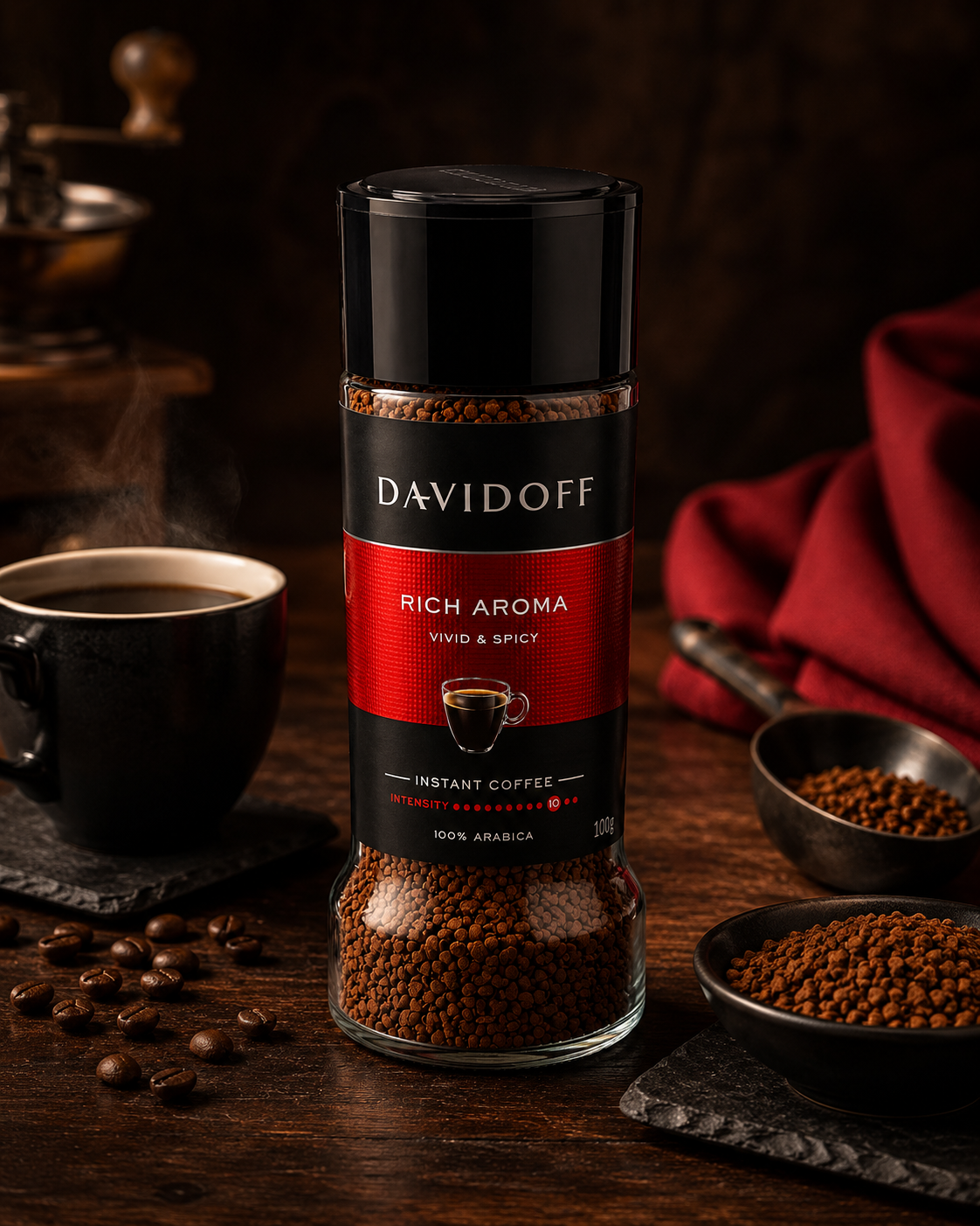 Davidoff Rich Aroma Instant Coffee 100gm Imported From USA - Nosh Products
