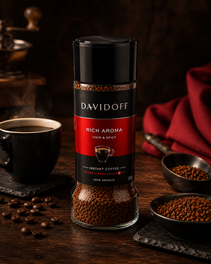 Davidoff Rich Aroma Instant Coffee 100gm Imported From USA - Nosh Products