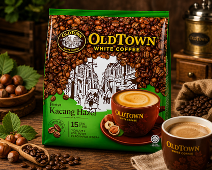 OldTown White Coffee Hazelnut Flavour -15 Sachets Imported From Malaysia - Nosh Products