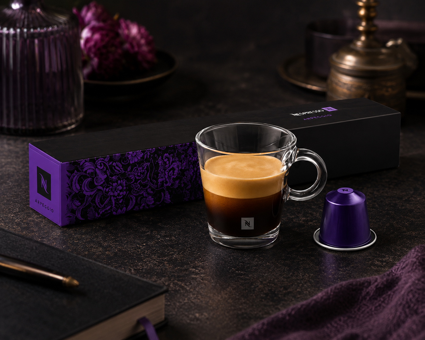 Nespresso Pods Sleeve Arpeggio(10 Pods) Imported From Switzerland - Nosh Products