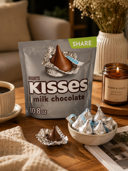 Hershey Kisses Milk Chocolate 306gm Imported From USA - Nosh Products