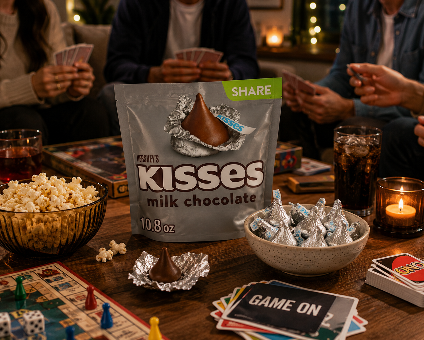 Hershey Kisses Milk Chocolate 306gm Imported From USA - Nosh Products