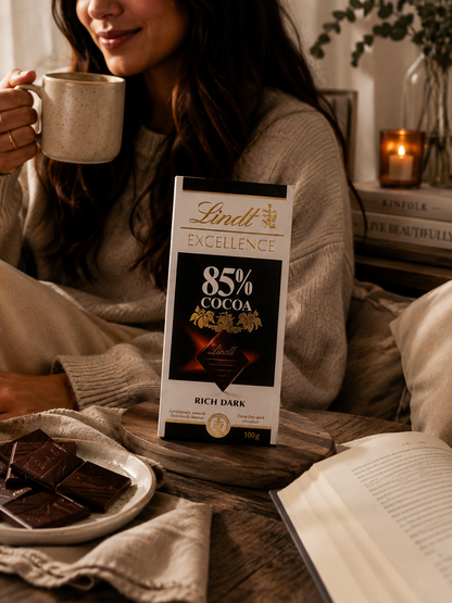 Lindt Excellence 85% Dark Chocolate 100gm Global Import - Nosh Products