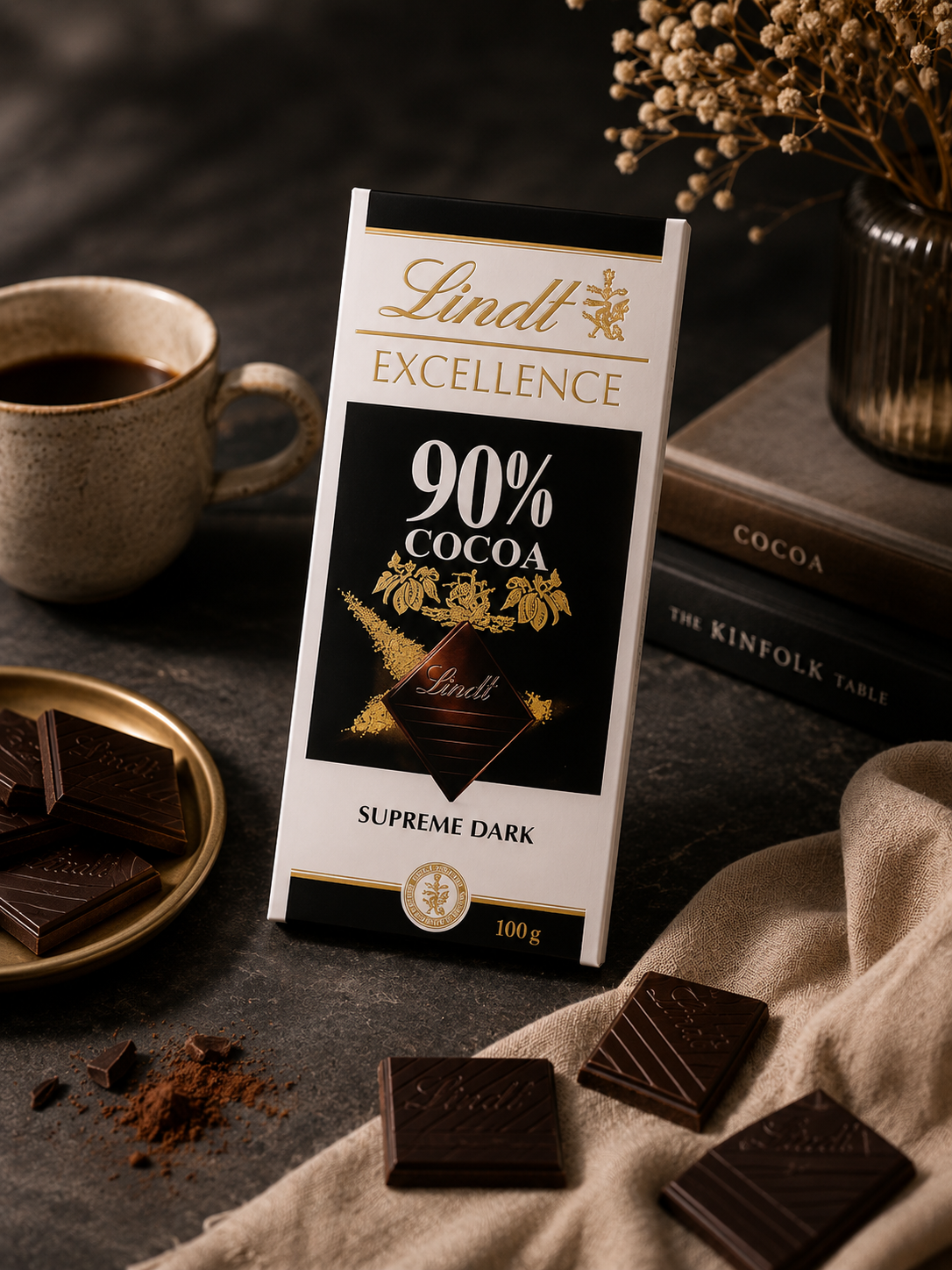 Lindt Excellence 90% Dark Chocolate 100gm Global Import - Nosh Products