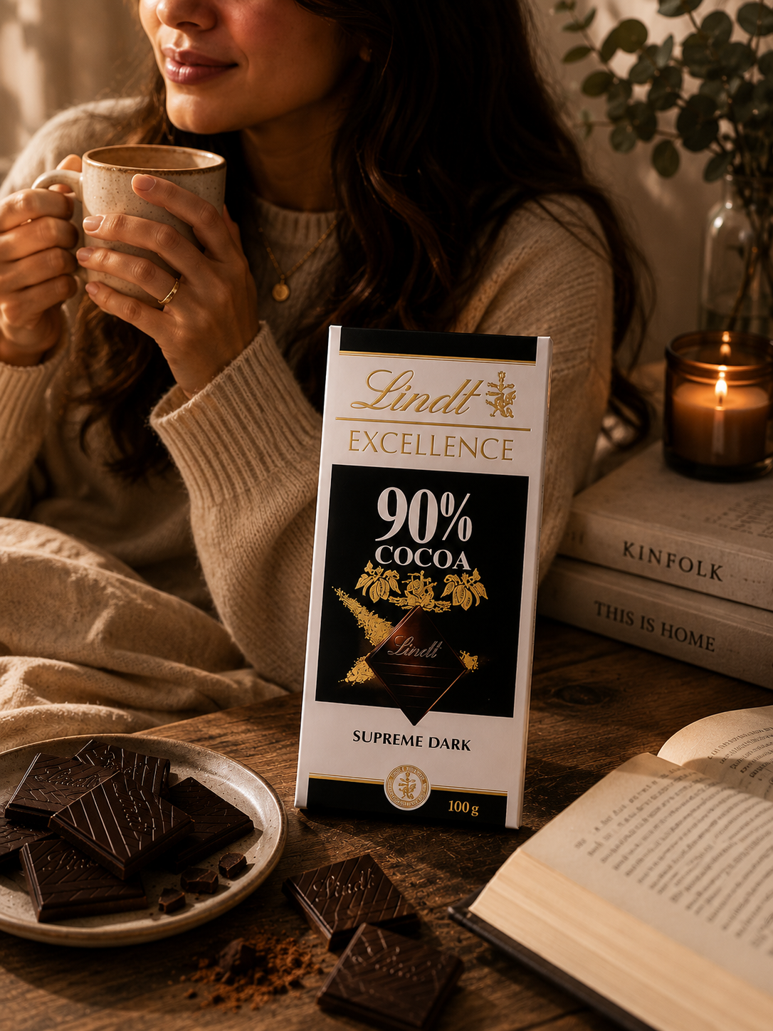 Lindt Excellence 90% Dark Chocolate 100gm Global Import - Nosh Products