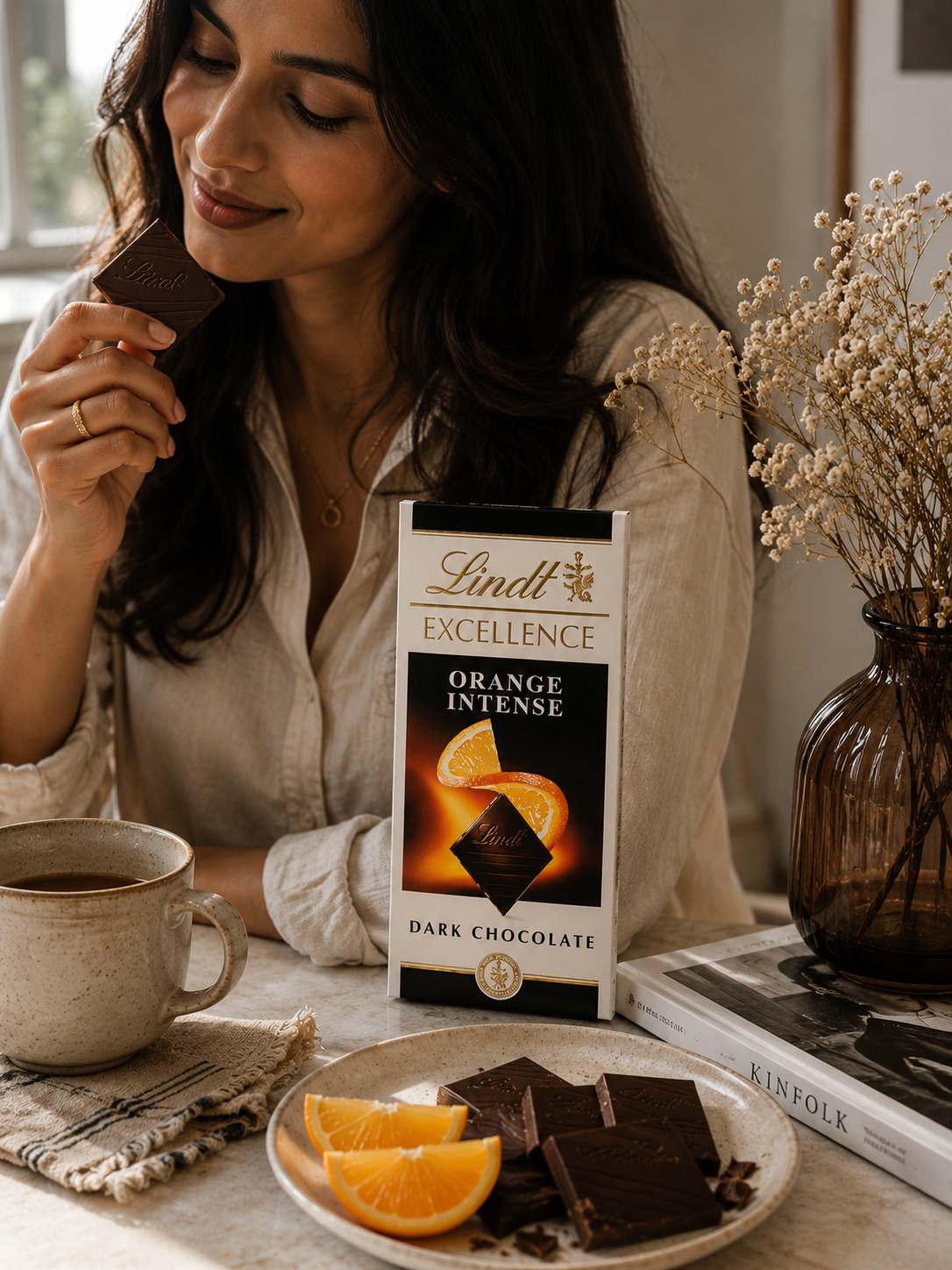 Lindt Excellence Orange Dark Chocolate 100gm Global Import - Nosh Products