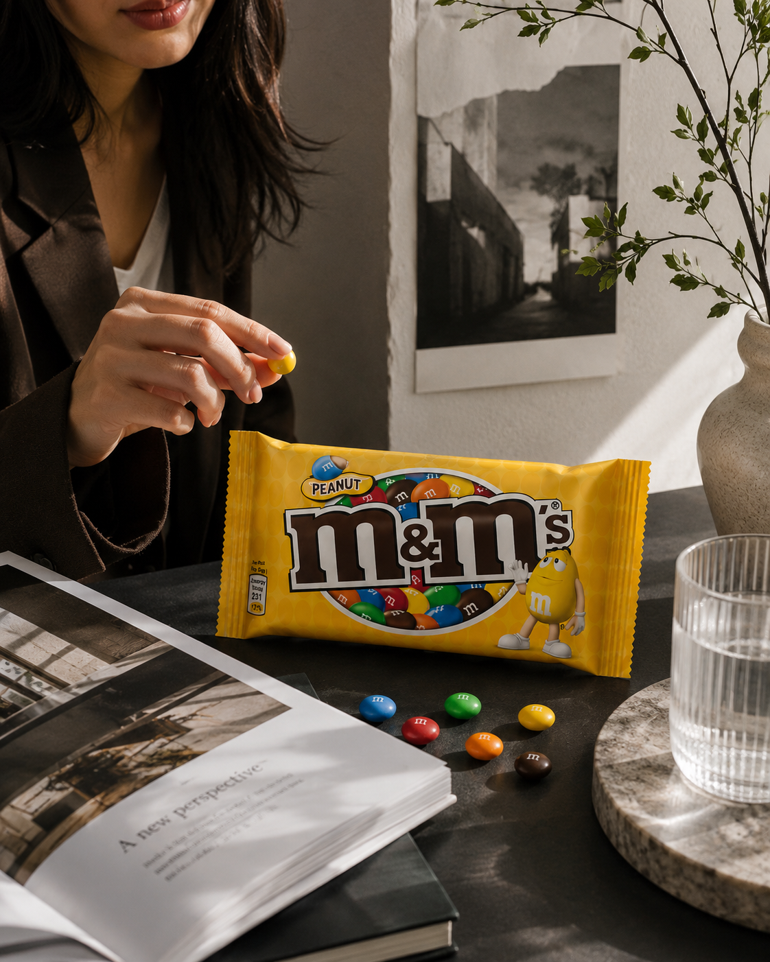 M&M Peanut Chocolate 45gm  Imported From USA - Nosh Products
