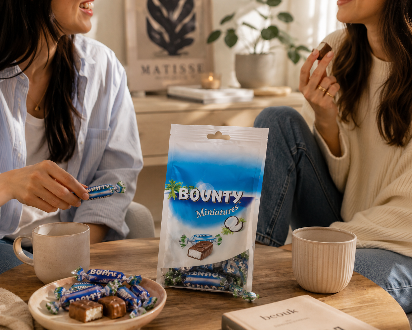 Bounty Miniature Chocolate 220gm Imported From UK - Nosh Products
