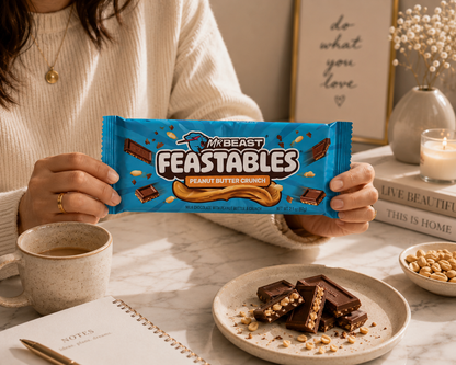 Feastables Peanut Butter Chocolate 60gm Imported From USA - Nosh Products