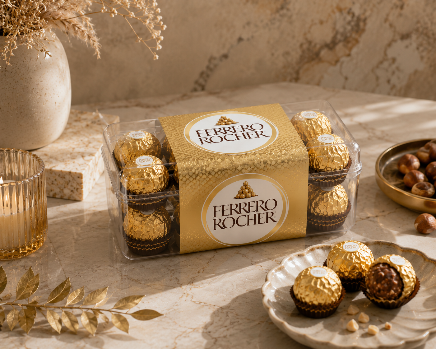 Ferrero Rocher T16 Imported Chocolate Imported From Italy - Nosh Products
