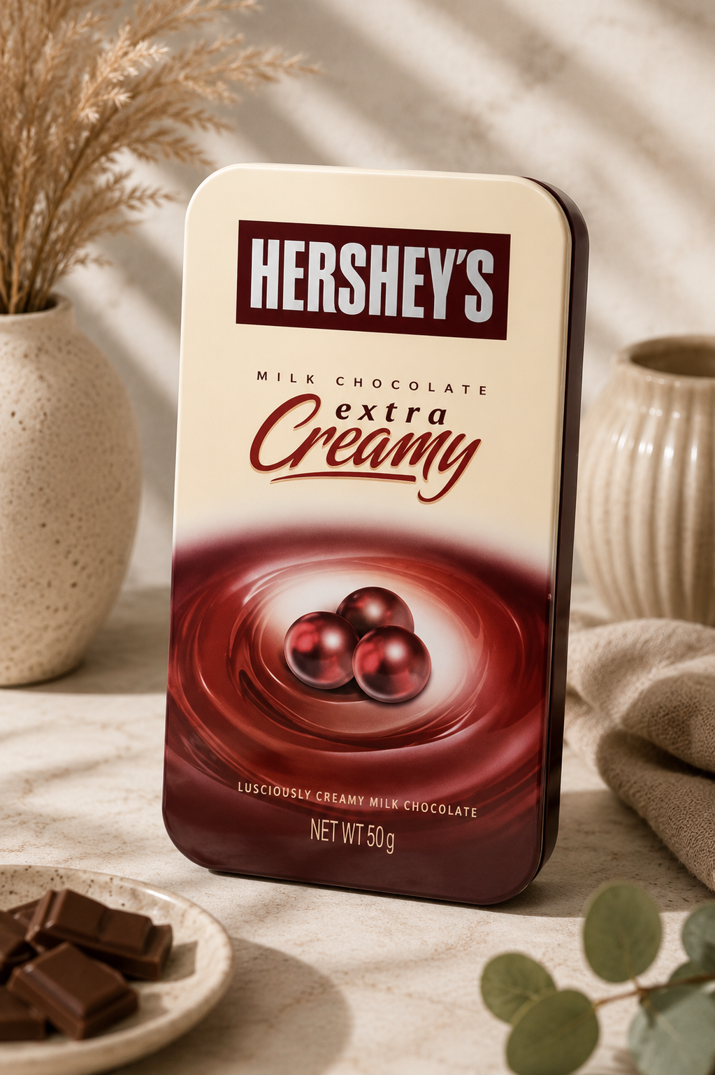 Hershey Pearls Extra Creamy Chocolate 50g Imported From USA - Nosh Products