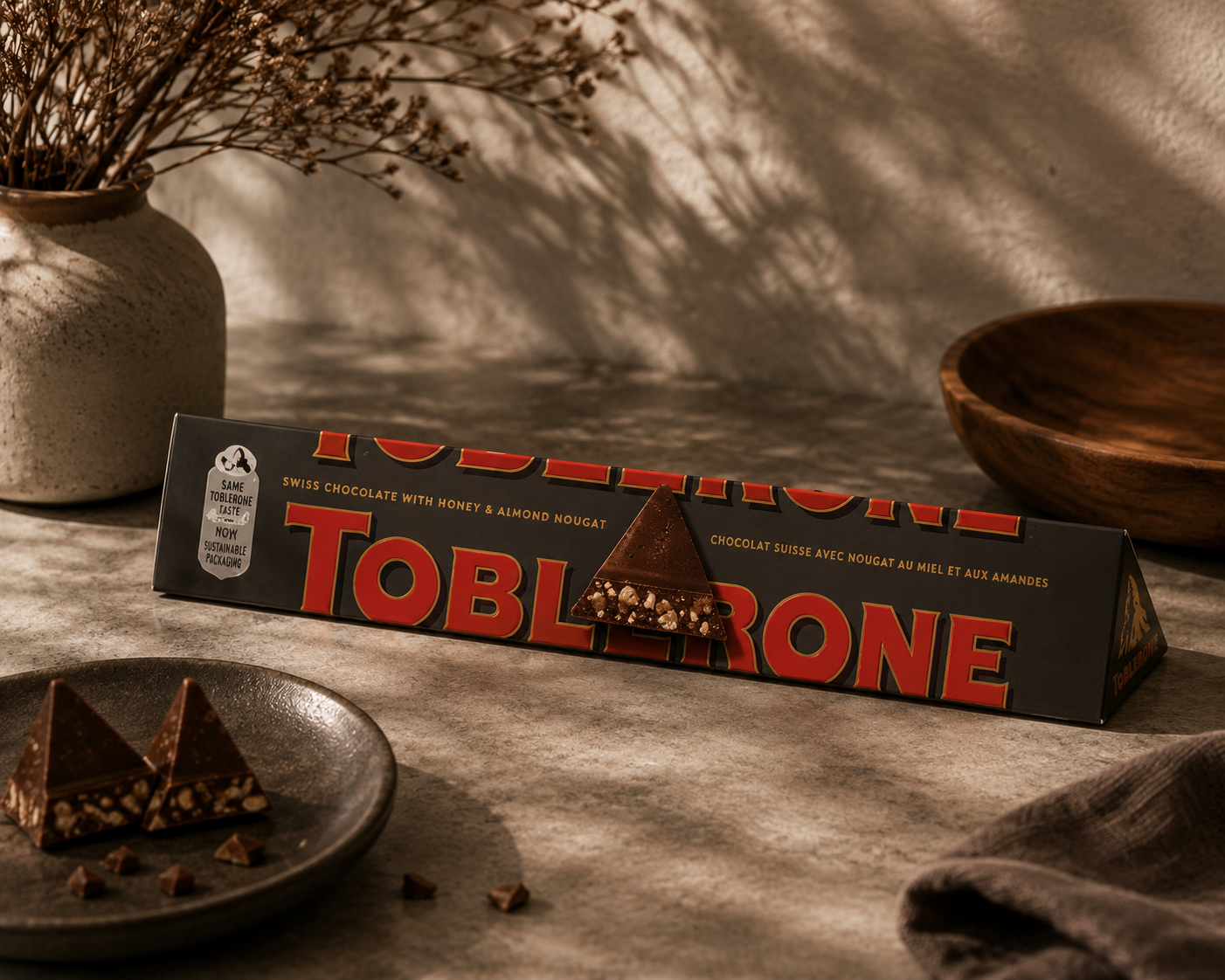 Toblerone Dark Chocolate 100gm Imported From Switzerland - Nosh Products