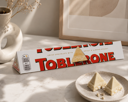 Toblerone White Chocolate 100gm Imported From Switzerland - Nosh Products