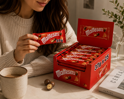 Maltesers Box Of 25 (37gm Each) Imported From USA - Nosh Products