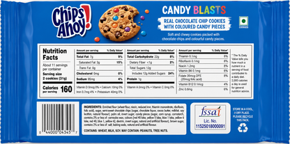 Chips Ahoy Candy Blast Cookies 351gm Imported From USA - Nosh Products