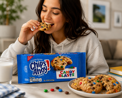 Chips Ahoy Candy Blast Cookies 351gm Imported From USA