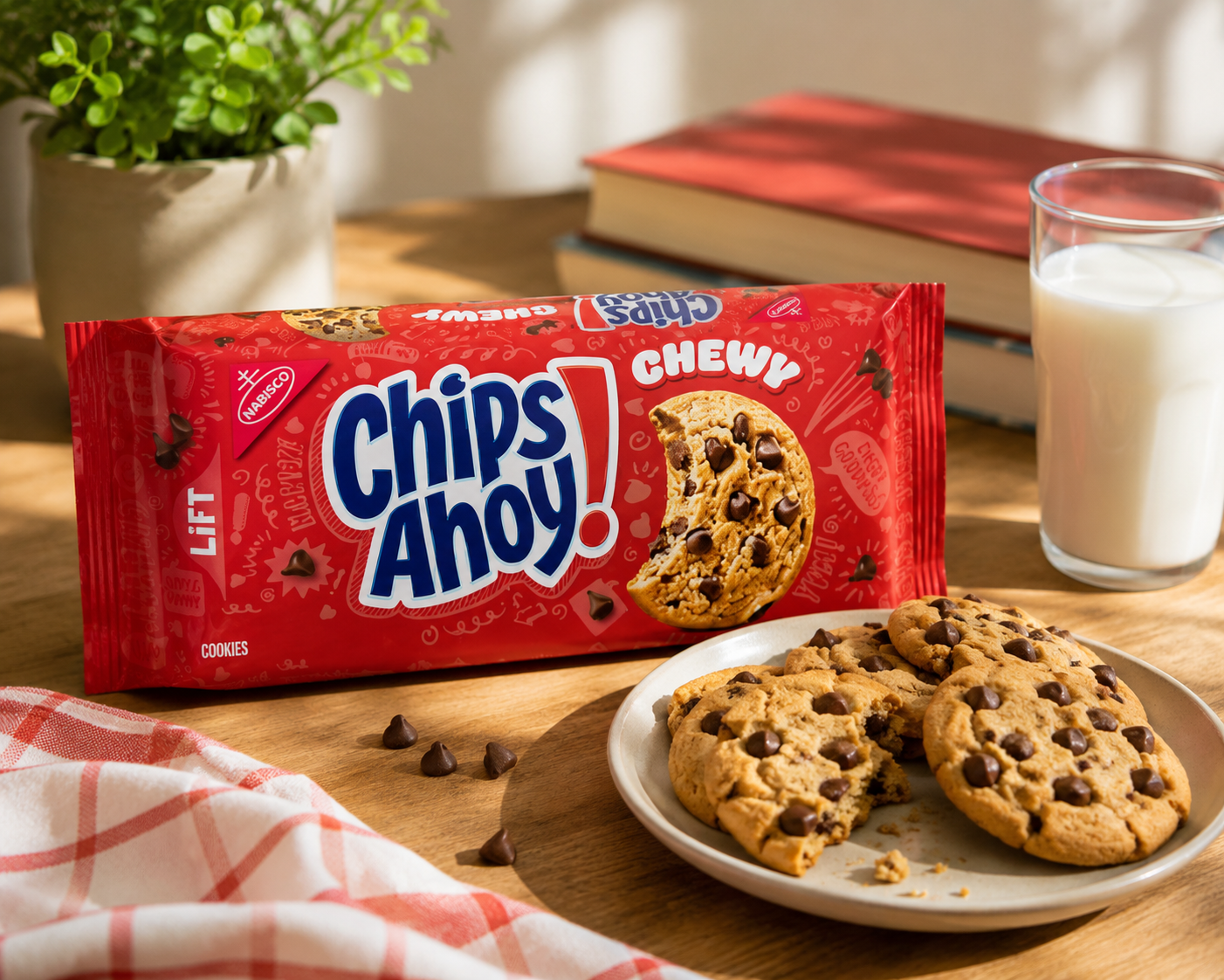 Chips Ahoy Chewy Chocolate Chip Cookies 368gm Imported From USA - Nosh Products