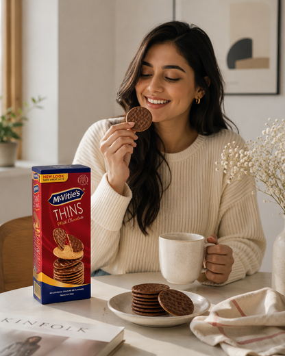 McVities Digestives Thins Milk Chocolate Biscuits 150gmImported From UK - Nosh Products