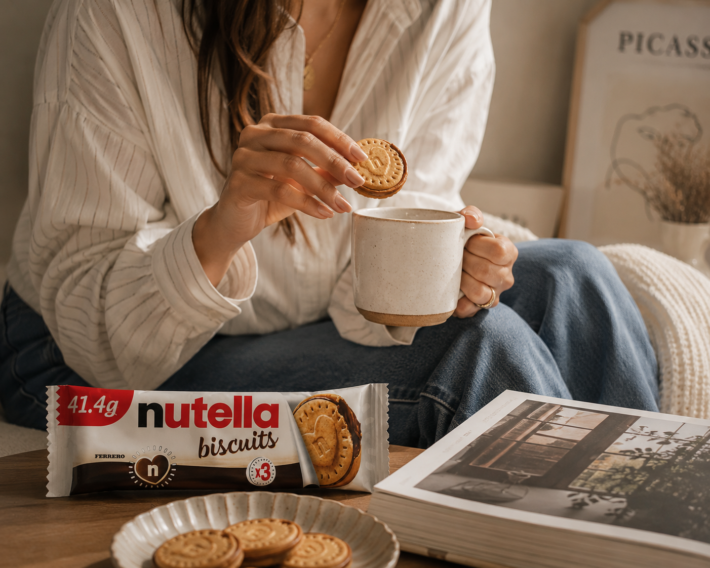 Nutella Biscuit Small 41gm Imported From Italy - Nosh Products