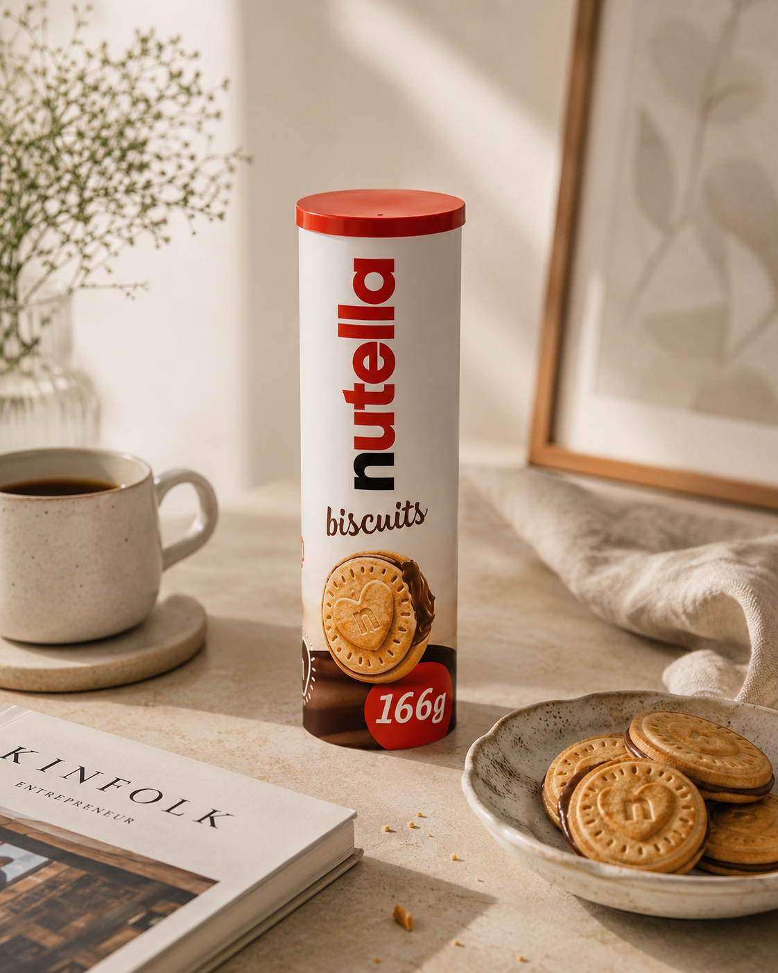 Nutella Biscuit Tube 166gm Imported From Italy - Nosh Products