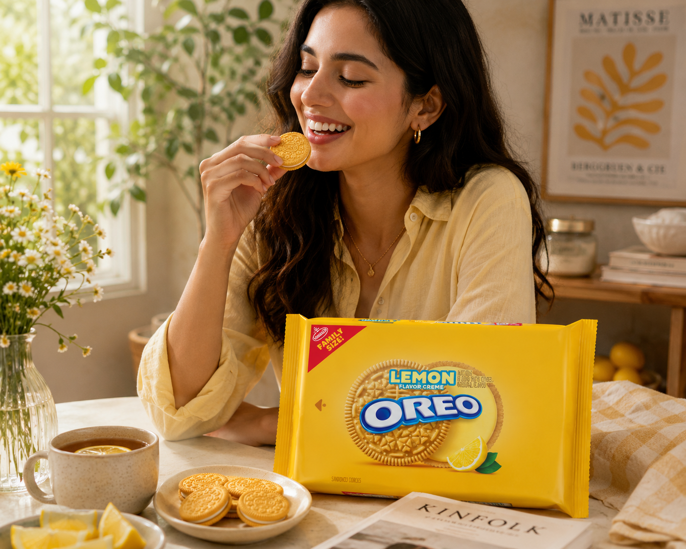 Oreo Biscuits Lemon Flavour 482gm Imported From USA - Nosh Products