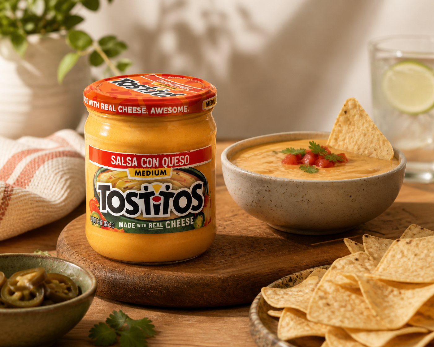 Tostitos Con Queso Cheese Dip 453gm - Nosh Products