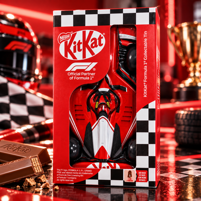 Kit Kat F1 Collectible Tin Limited Edition 132gm
