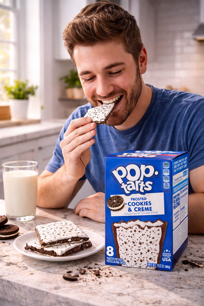 Kellogg's Pop Tart Frosted Cookies And Cream 384gm - Nosh Products