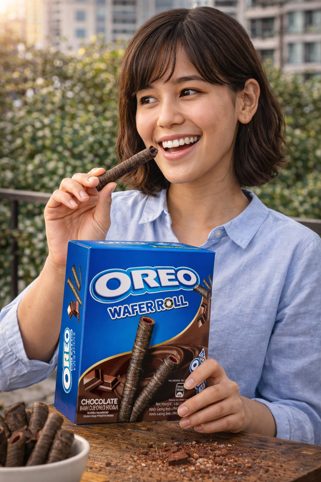 Oreo Dutch Wafer Roll Double Cocoa 50gm - Nosh Products