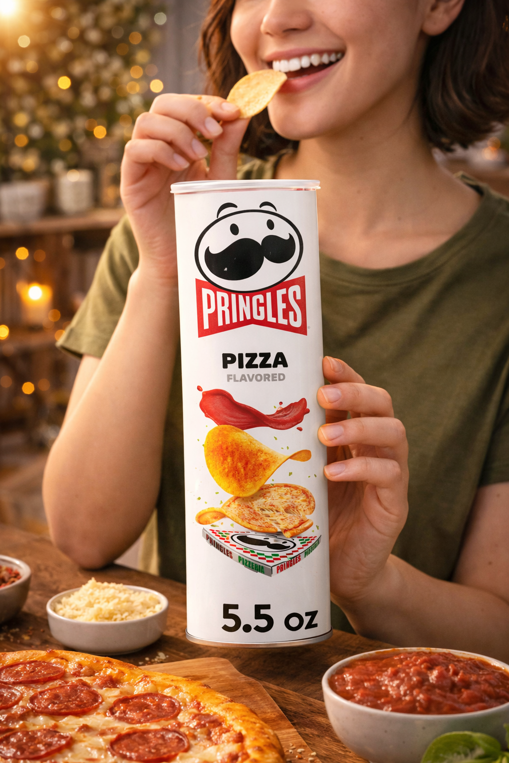 Pringles Pizza Chips 158gm - Nosh Products