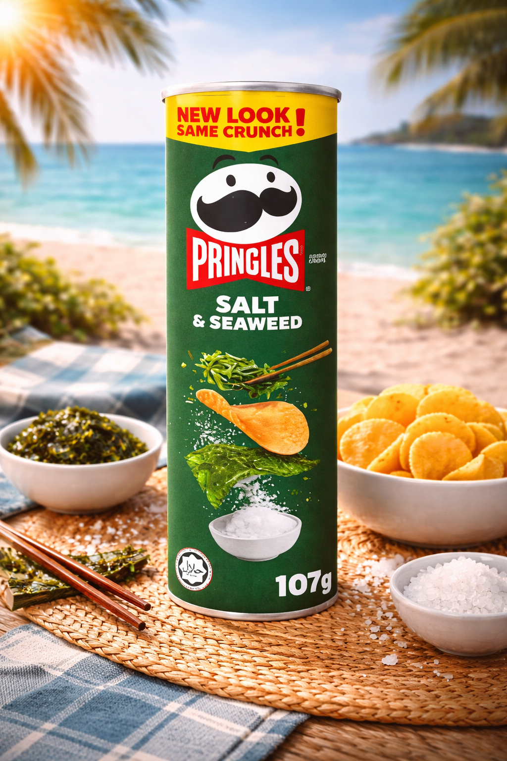 Pringles Seaweed Chips 110gm - Nosh Products