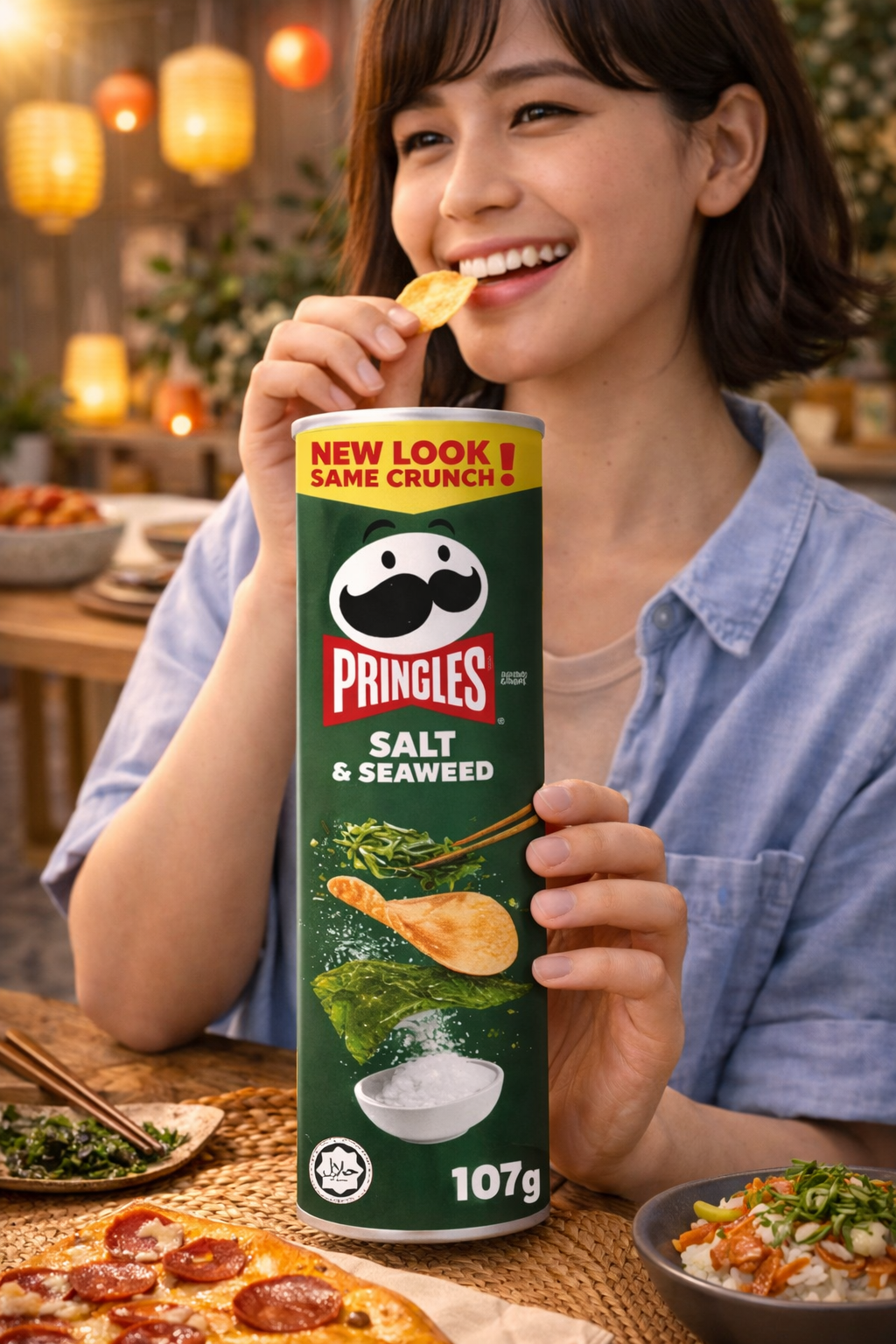 Pringles Seaweed Chips 110gm - Nosh Products