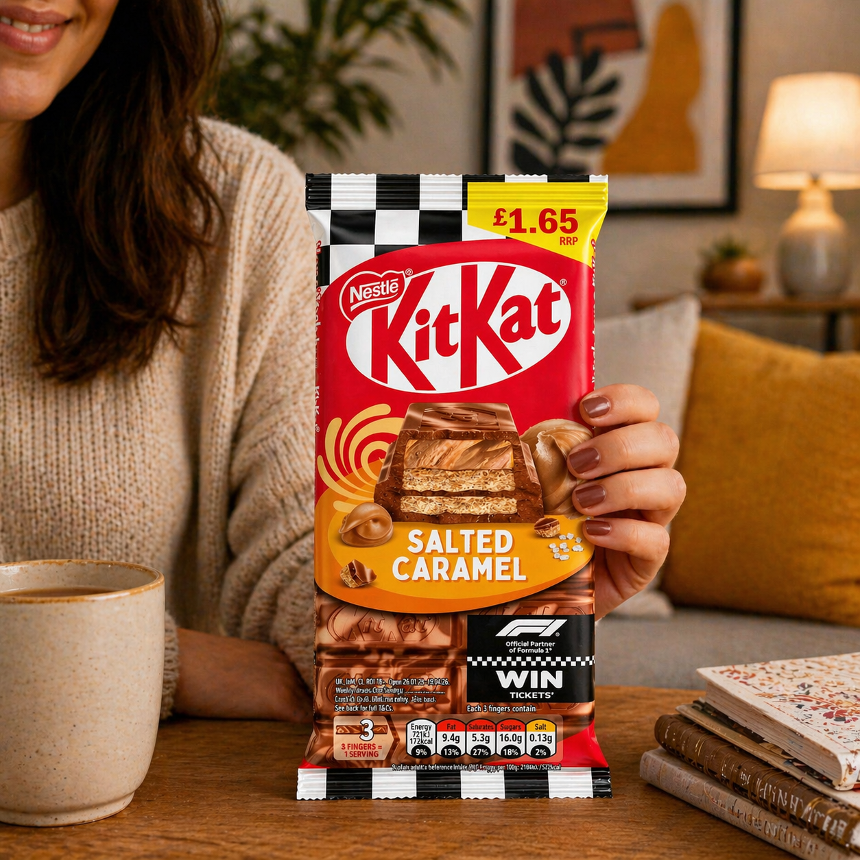 Kit Kat Salted Caramel 99gm (F1 Version) - Nosh Products