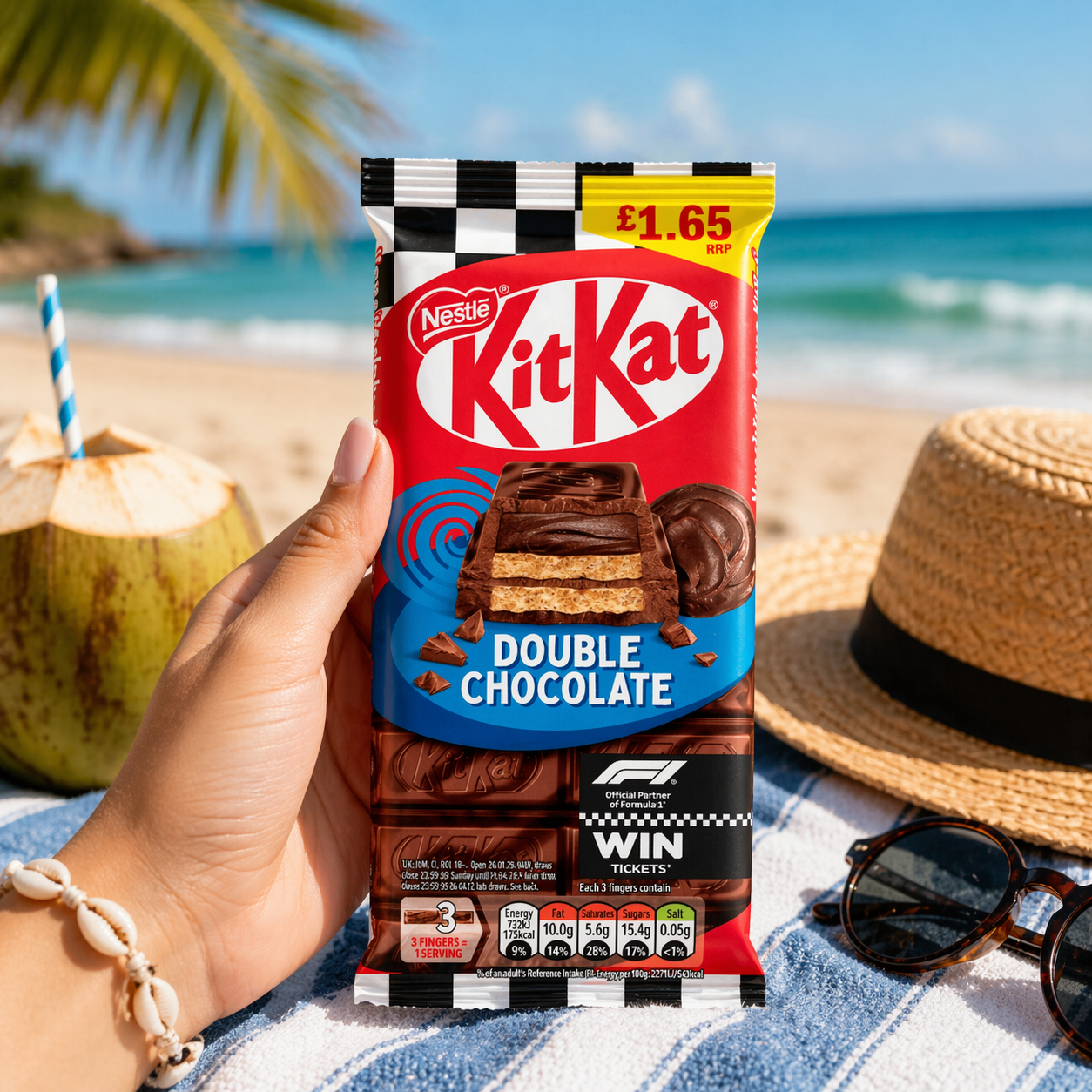 Kit Kat Double Chocolate 99gm (F1 Version) - Nosh Products