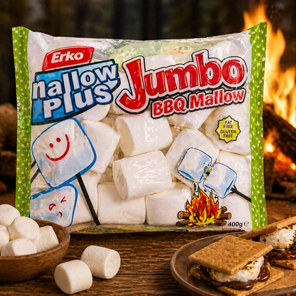 Erko Jumbo BBQ Marshmallows 400gm