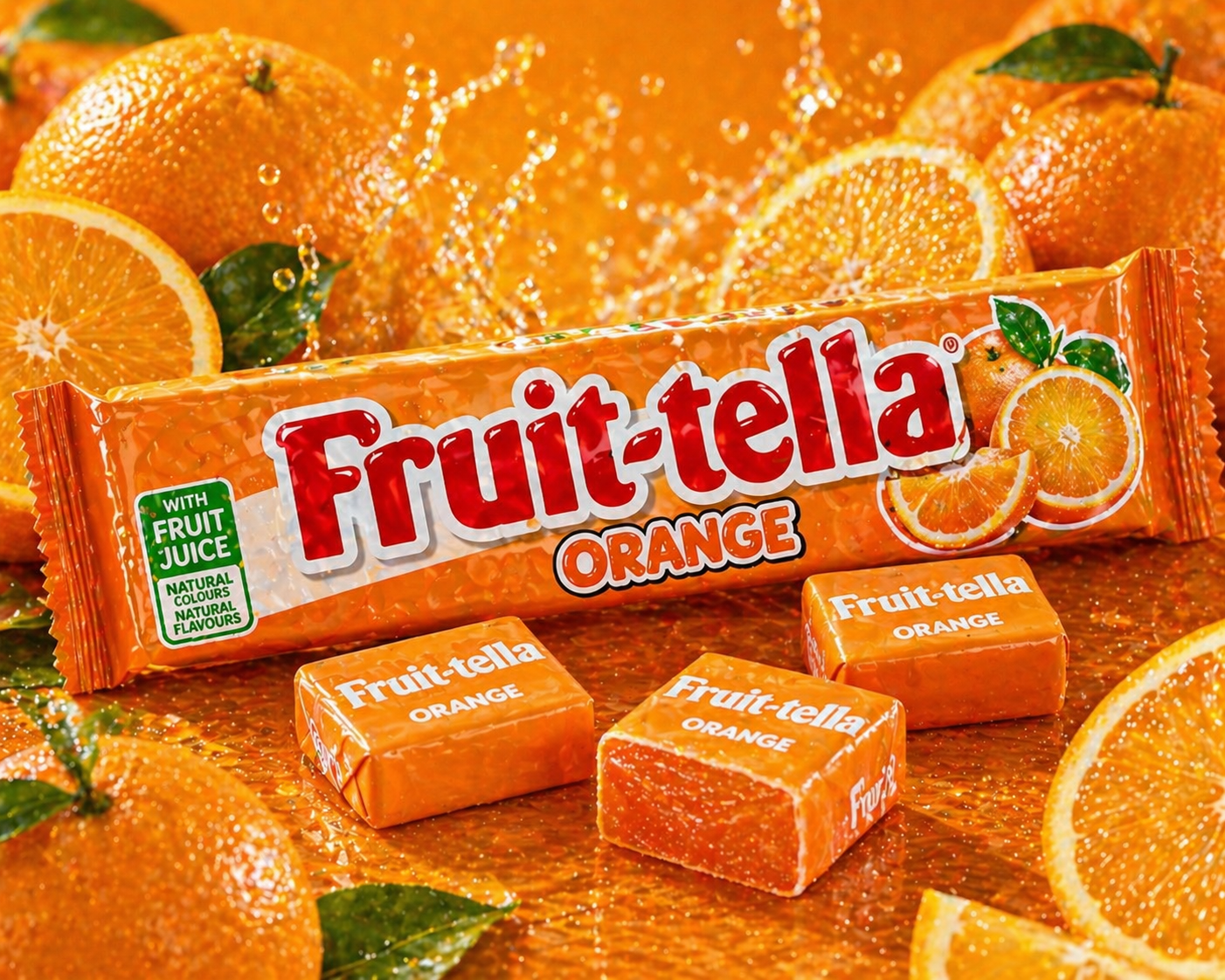 Fruitella Fruit Chews Orange Candy 45gm