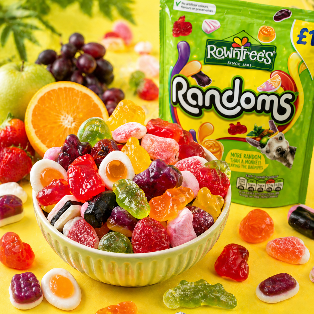 Rowntrees Randoms Candy 120gm Imported From UK - Nosh Products