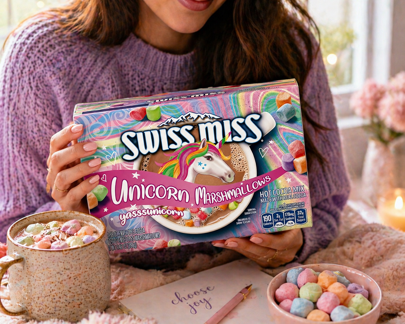 Swiss Miss Hot Chocolate Unicorn Marshmallow Lovers 248gm - Nosh Products