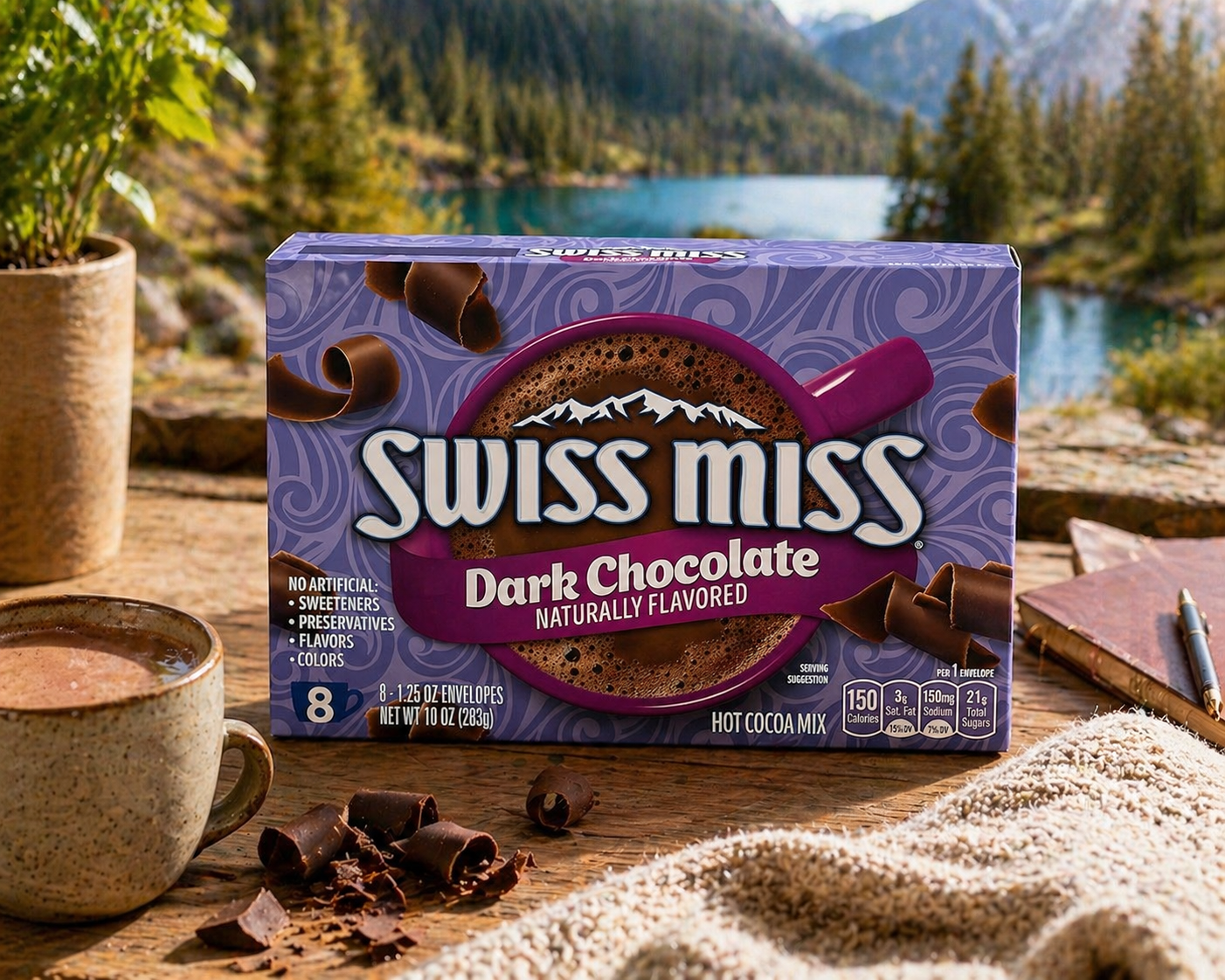 Swiss Miss Hot Chocolate  Dark Chocolate 248gm - Nosh Products