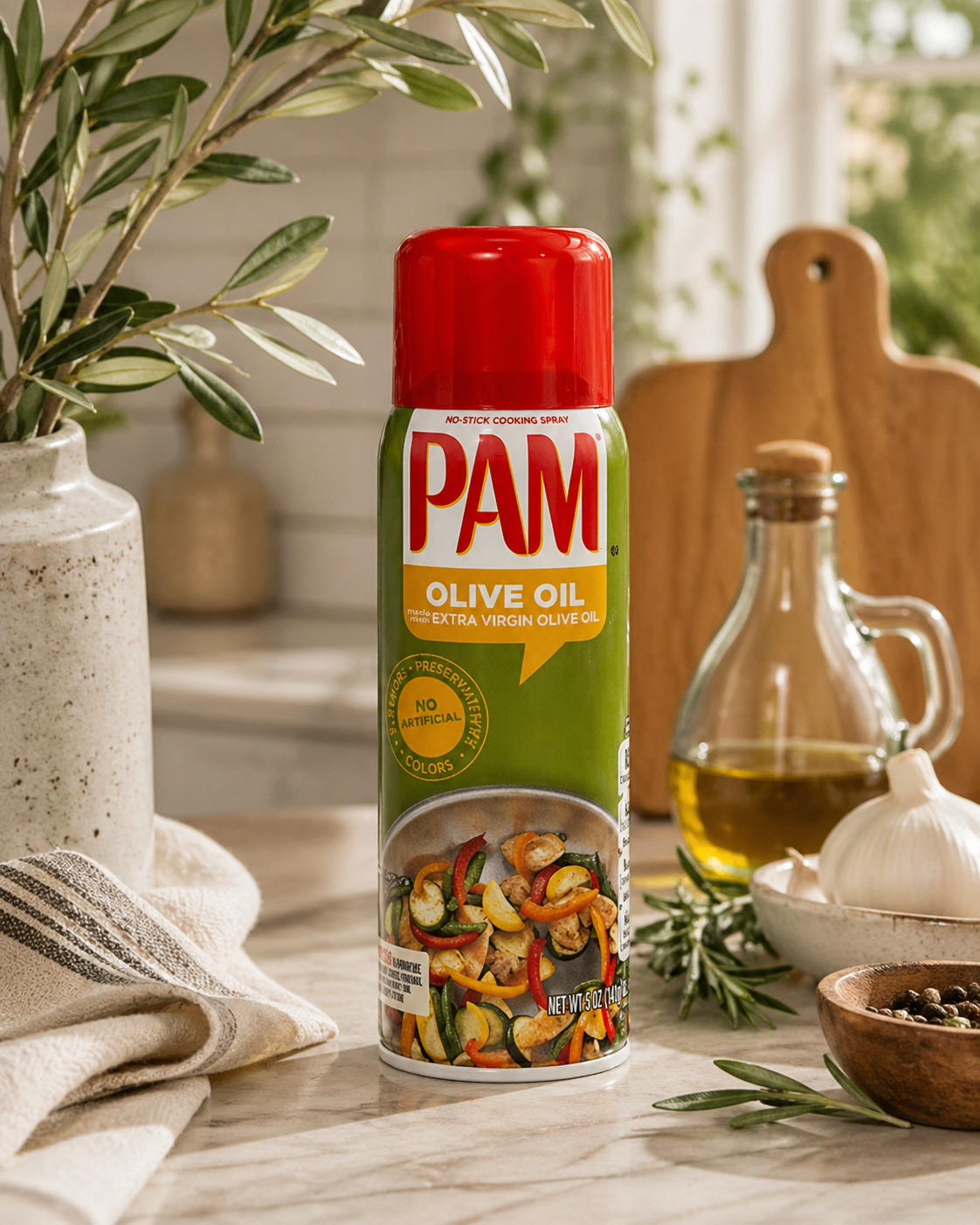 Pam Spray Olive Oil 170gm - Nosh Products