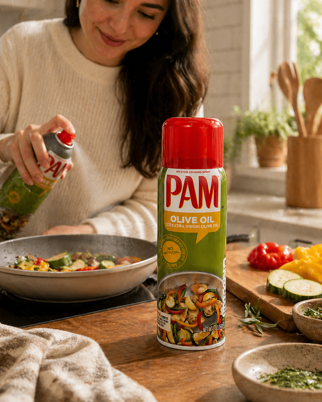 Pam Spray Olive Oil 170gm - Nosh Products