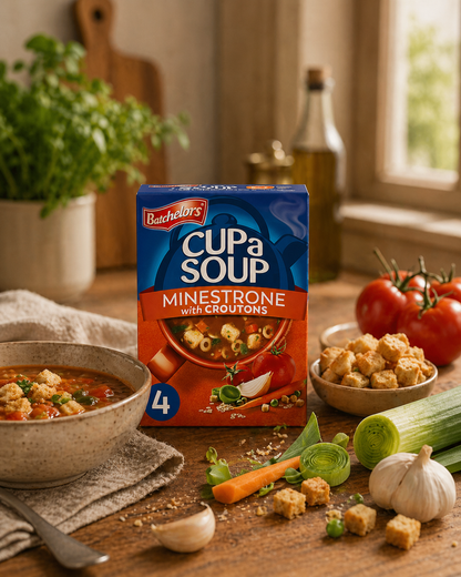 Batchelor's Cup-A-Soup Cream Of Minestrone With Croutons (4 Cups) - Nosh Products