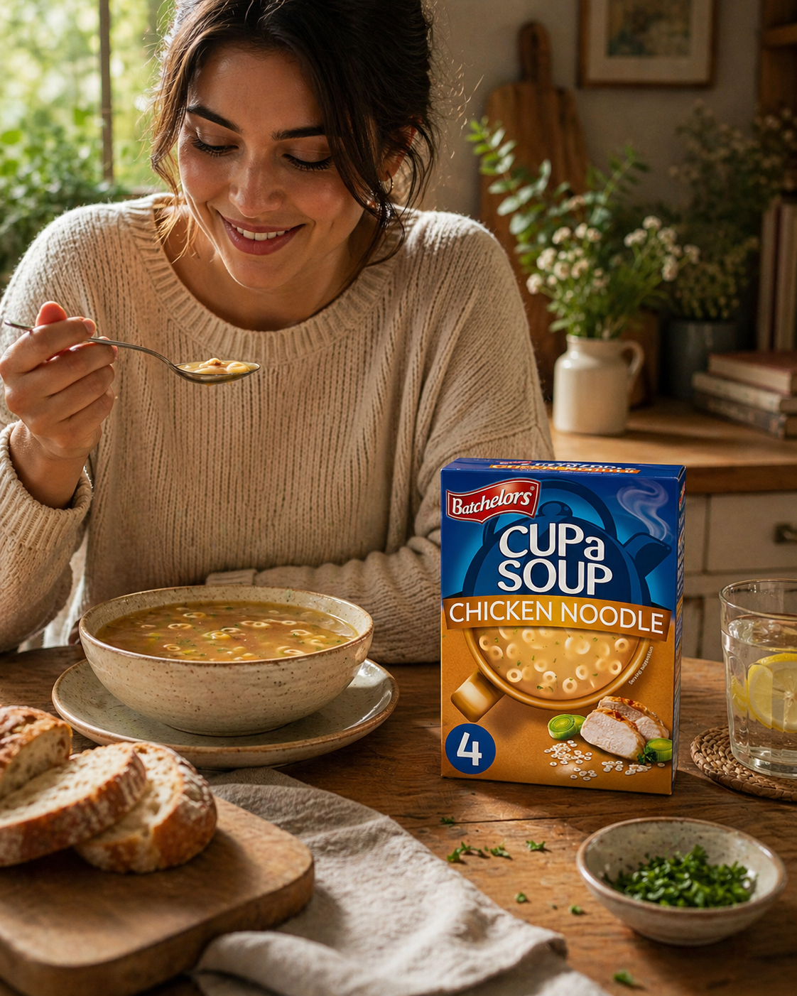 Batchelor's Cup-A-Soup Chicken Noodle Flavour (4 Cups) - Nosh Products