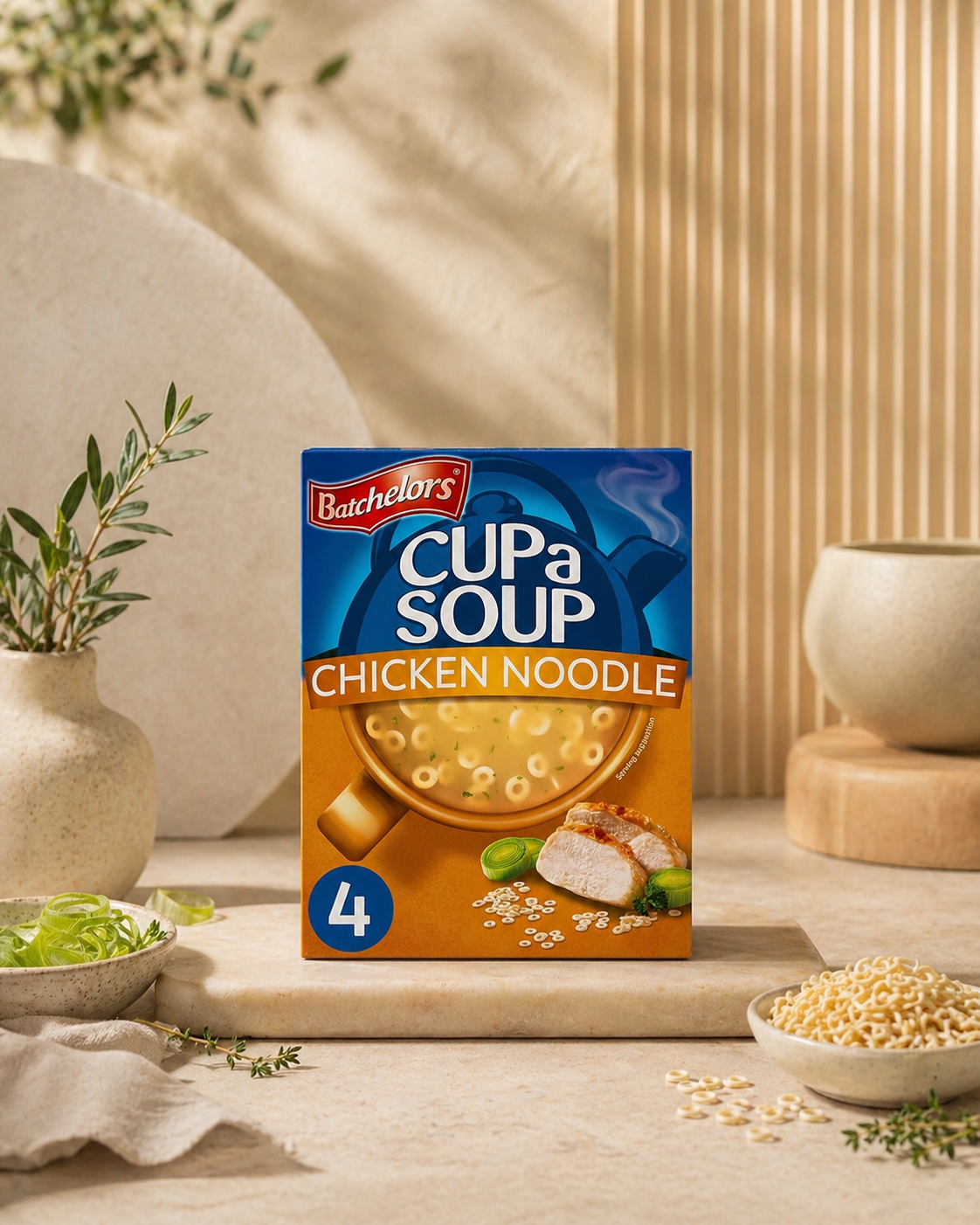 Batchelor's Cup-A-Soup Chicken Noodle Flavour (4 Cups) - Nosh Products